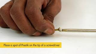 How to get a screw to stay on the tip of a screwdriver [upl. by Ymmas]