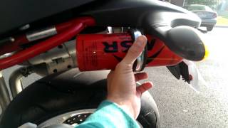 Mounting an Extra Fuel or Gas Tank on a Motorcycle [upl. by Copeland]