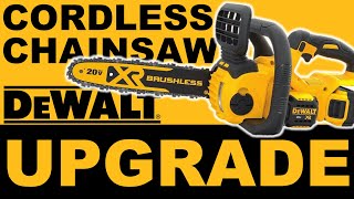 DEWALT 20V Chainsaw UPGRADE  stop oil leaks and BIGGER bar for DCCS620B [upl. by Vivyanne]