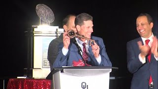 Brent Venables introduced as new OU head coach [upl. by Capello]