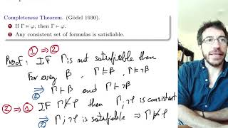 41 Logic Gödels Completeness theorem [upl. by Shay]