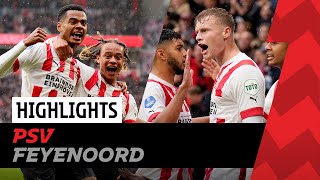 WHAT A GAME 🍿  Highlights PSV  Feyenoord [upl. by Inaflahk]