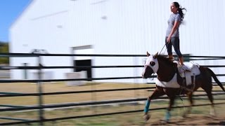 Haley Ganzel A Trick Riding Legacy [upl. by Aleyak]