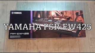 Yamaha PSREW425 Unboxing amp Assembling [upl. by Aneetsirhc895]