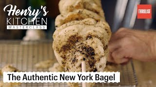 Making An Authentic New York Bagel  Henrys Kitchen [upl. by Auhoj]