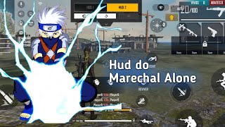 1 HORA USANDO O HUD DO MARECHAL🔥uzumakiff marechalalone freefire [upl. by Inoek618]