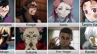 Characters With The Same Kimetsu No Yaibe Voice Actors [upl. by Yajeet]