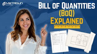 Bill of Quantities Explained [upl. by Kathlene516]