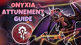 FULL Onyxia Attunement Guide  HORDE  Classic WoW Quest Guide [upl. by Dlnaod65]