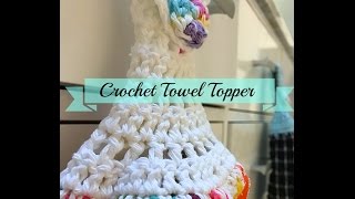 Easy Crochet Towel Topper [upl. by Hannej20]