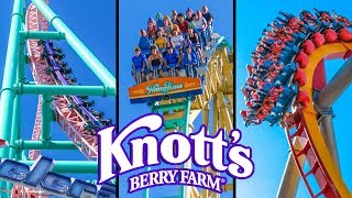 Top 10 Fastest Rides amp Roller Coasters at Knotts Berry Farm [upl. by Ellennahs893]