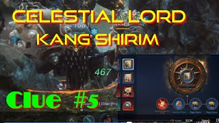 MIR4  CELESTIAL LORD KANG SHIRIM CLUE 5 [upl. by Synn570]