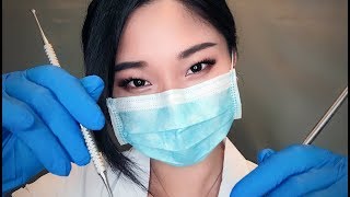 ASMR Dentist Roleplay  Relaxing Cleaning [upl. by Aretahs]