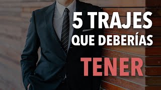 5 TRAJES que todo hombre DEBE tener [upl. by Ttreve]