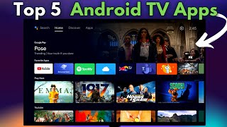 Android TV Apps You Must Try [upl. by Pavia]