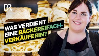 Kuchen Kaffee und Karriere Das Gehalt als Bäckereifachverkäuferin  Lohnt sich das  BR [upl. by Sicular]