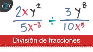 División de fracciones algebraicas │ ejercicio 1 [upl. by Charlet]