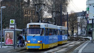 🇩🇪Tatra T3DM Chemnitz Straßenbahn 21012021 [upl. by Bethena847]