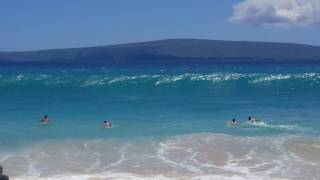 Makena Big BeachBig Waves 🌊 2017 [upl. by Kuhn]