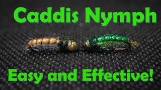 Caddis Nymph  Easy and Effective Fly Tying [upl. by Lehrer193]