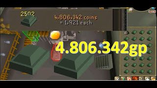 OSRS 1M850K MONEY MAKING  SMELTING ADAMANTITE BARS AT BLAST FURNACE osrs [upl. by Nylarak222]