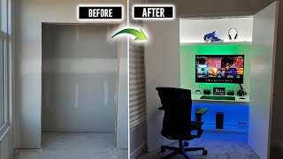 Transforming a Closet into My Gaming Setup [upl. by Sixel]