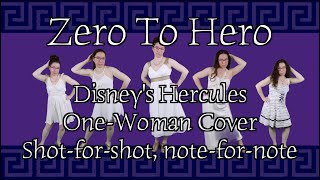 Zero To Hero Hercules  One Woman Cover of Voice and Sax [upl. by Itsa]