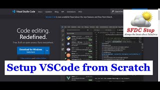 How to setup Visual Studio Code for Salesforce   Link VSCode with Non Scratch Org using SFDX CLI [upl. by Llerref]