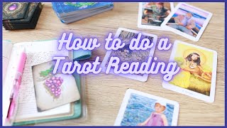 Step by step guide to how to read tarot cards  HOW TO DO A TAROT READING FOR YOURSELF [upl. by Ermey929]