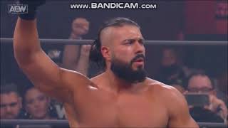 Andrade EL Idolo  First AEW Entrance [upl. by Alilak637]