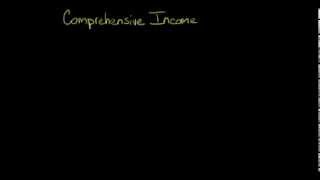 Comprehensive Income [upl. by Evangelia]