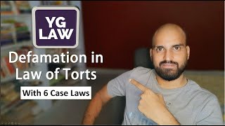 Defamation Essentials Defences and case laws  Law of Torts [upl. by Borlow]