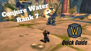 EASY Guide Mage Water Rank 7  Classic WoW Dire Maul [upl. by Fifine]