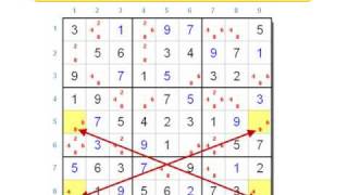 Sudoku Solving Tip  X Wing Technique [upl. by Notyal611]