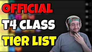 The OFFICIAL Tier 4 Class Tier List Secret KR Tech Inside [upl. by Eenafit794]