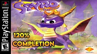 Spyro The Dragon Walkthrough 100 Completion and Platinum Trophy [upl. by Assena6]