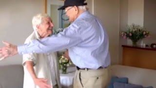 WWII veteran reunited with sweetheart after 70 years [upl. by Arv]