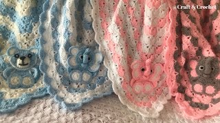 Crochet blanket patternCrochet shell pattern [upl. by Daniell]