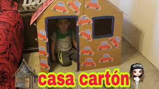 casa de cartón para niños [upl. by Ardien]