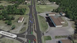 US 17 Hampstead Bypass amp Military Cutoff Road Extension Visualization [upl. by Modestia500]