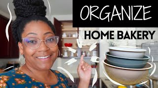 Home Bakery Tour  How To ORGANIZE BAKING SUPPLIES As A Home Baker [upl. by Peih]