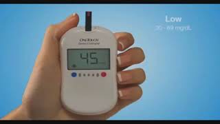 How to Use One Touch Select Simple Glucometer Demo [upl. by Carver25]