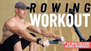 The PERFECT BEGINNER Rowing Workout [upl. by Tannie]