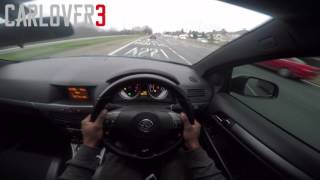 Vauxhall ASTRA VXR amp Exhaust REVS  VERY LOUD   POV TESTDRIVE [upl. by Hayimas]