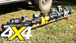 12volt winch comparison review  4X4 Australia [upl. by Gustave]