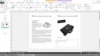 Como hacer un diptico con Publisher 2013 [upl. by Spanjian186]