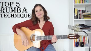 Top 5 Rumba Techniques  Guitar Lesson ✔ [upl. by Noell38]