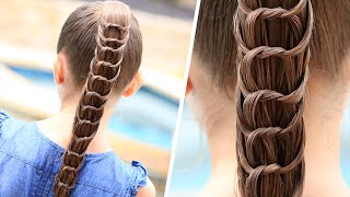 How to Create a Knotted Ponytail  Cute Hairstyles [upl. by Nassir725]