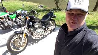 Backfiring Yamaha Virago XV1100 [upl. by Newbold]