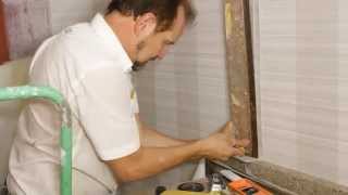 How to Install Vinyl Wallpaper in a Washroom [upl. by Aitnic]